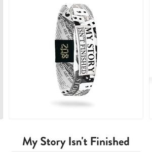🌺ZOX My Story Isn’t Finished Wristband 🌺(3/$15)